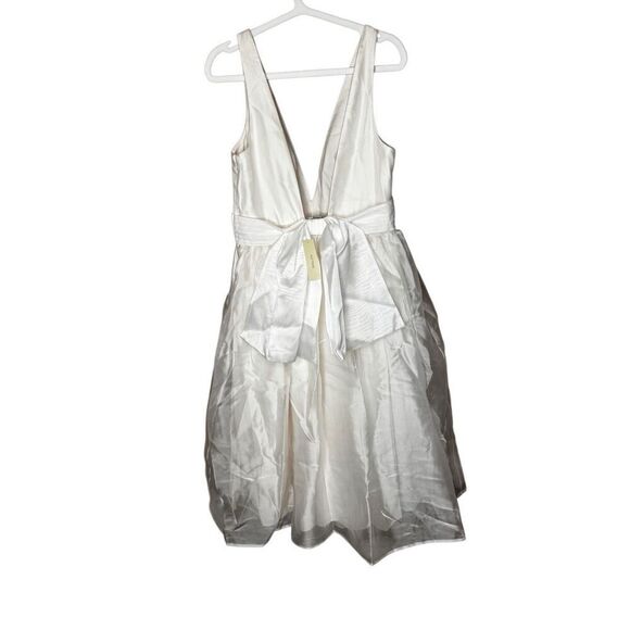 NWT Sachin & Babi Tea Length Organza Bow Dress Size 10 - Picture 4 of 16